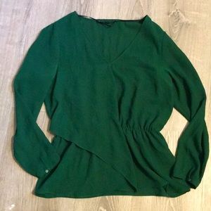 Zara Emerald Blouse